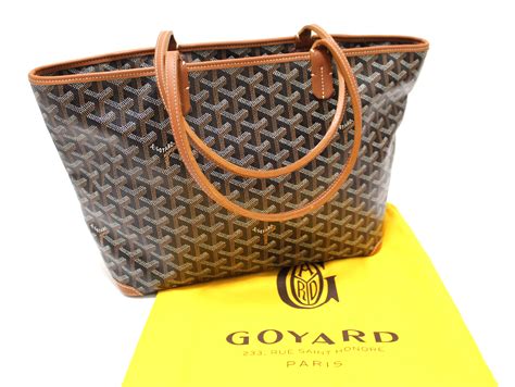 black goyard background|goyard black and brown tote.